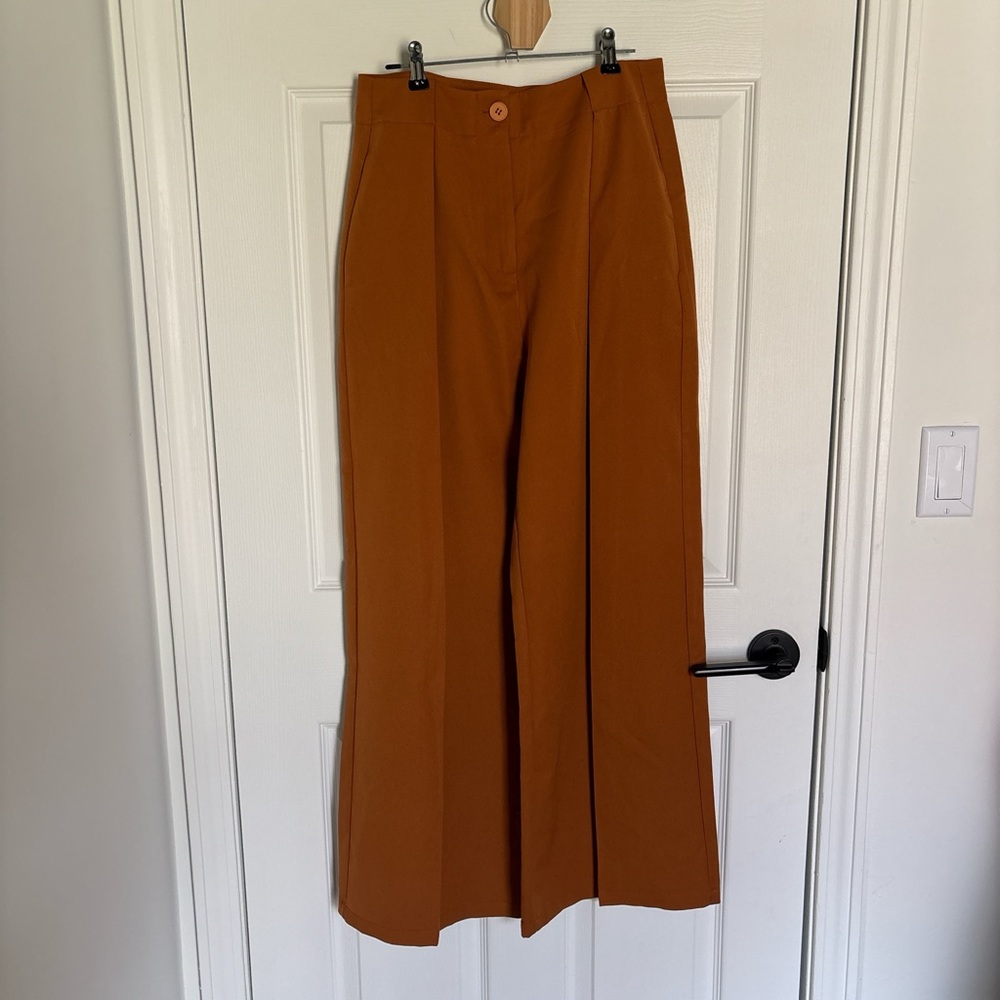 ❤️SOLD❤️ Wide-Leg Orange Pants
